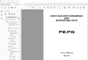 2008 Fuso FE FG BODY BUILDERS DRAWINGS & SUPPORTING DATA - PDF